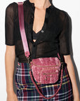 Micro Crosby Sling Petal Velvet Crossbody MZ Wallace