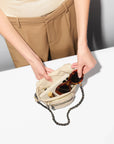 Micro Crosby Sling Buff/Black Crossbody MZ Wallace