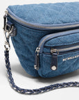 Micro Crosby Sling True Blue Denim Crossbody MZ Wallace