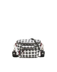 Micro Crosby Sling Black/White Gingham Crossbody MZ Wallace
