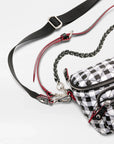 Micro Crosby Sling Black/White Gingham Crossbody MZ Wallace