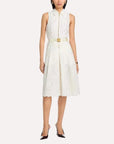 Kylo Belted Shirt Dress Ivory Dresses - Midi L'Agence