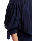 Finch Top Navy Tops - Blouses Cinq A Sept