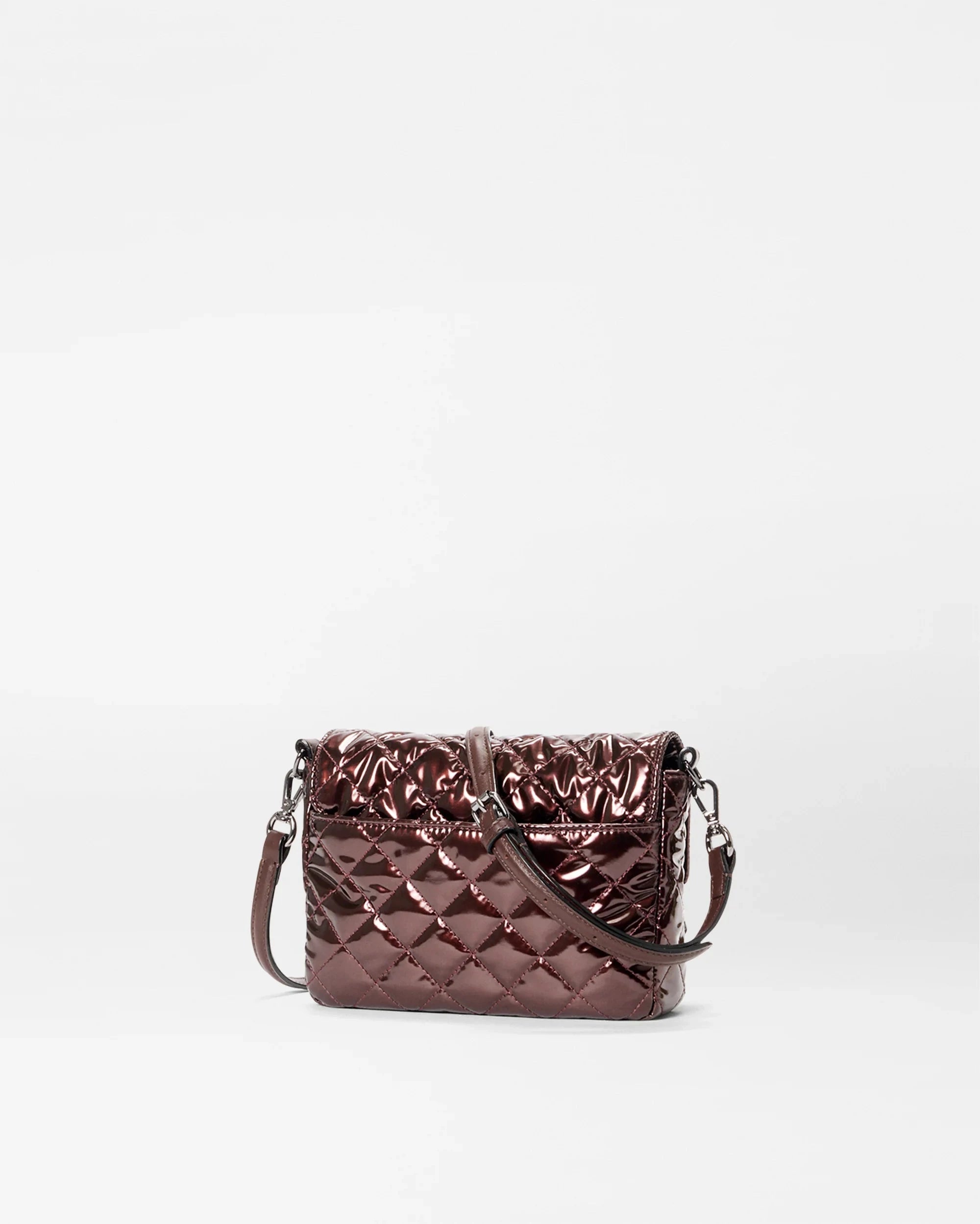 Small Crosby Lock Crossbody Bordeaux Lacquer – Peter Kate