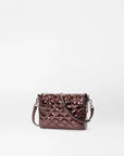 Small Crosby Lock Crossbody Bordeaux Lacquer Crossbody MZ Wallace
