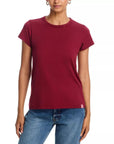 The Slub Tee Pomegranate Tops - Tees rag & bone