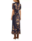 Lara Maxi Dress Navy Blue Dresses - Maxi Farm Rio