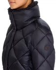 Mandoline Quilted Jacket Green Black Outerwear - Longsleeve Save The Duck