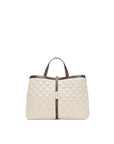 Medium Astor Top Handle Sandy Linen Tote & Satchel MZ Wallace