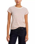 The Slub Stripe Tee Tops - Tees rag & bone