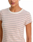 The Slub Stripe Tee Tops - Tees rag & bone