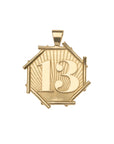 Lucky Bamboo Number 13 16-18" Classic Rolo Necklaces Jane Win