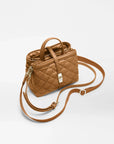 Mini Astor Top Handle Cognac Tote & Satchel MZ Wallace