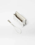 Metro Snap Wristlet Silver Leather Wallets MZ Wallace