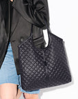 Large Astor Tote Black Tote & Satchel MZ Wallace