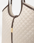 Large Astor Tote Sandy Linen Tote & Satchel MZ Wallace
