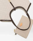 Large Astor Tote Sandy Linen Tote & Satchel MZ Wallace