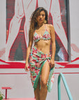 Le Jardin Beach Sarong Wrap Pastel Blush Skirts - Midi Lost Pattern NYC