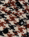 Marie Houndstooth Tweed Blazer Black/Brown/Cream Jackets - Blazers L'Agence