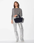 Small Metro City Tote Midnight Shimmer Tote & Satchel MZ Wallace