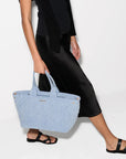 Medium Metro City Tote True Light Denim Tote & Satchel MZ Wallace