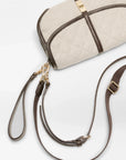 Small Astor Convertible Clutch Sandy Linen Clutch MZ Wallace