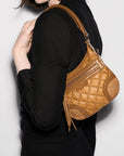 Mini Crosby Sienna Amber Stud Hobo & Shoulder MZ Wallace