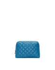 Medium Double Zip Cosmetic Atlantic Blue Cosmetic MZ Wallace