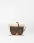 Crosby Lock Saddle Shearling/Walnut Crossbody MZ Wallace