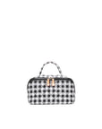 Metro Accordion Cosmetic Black/White Gingham Cosmetic MZ Wallace