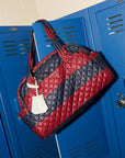 Jimmy Deluxe Rugby Stripe Tote & Satchel MZ Wallace