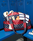 Jimmy Deluxe Rugby Stripe Tote & Satchel MZ Wallace