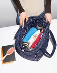 Large Metro Travel Tote Navy Tote & Satchel MZ Wallace