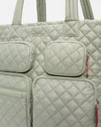 Large Metro Travel Tote Agave Green Tote & Satchel MZ Wallace