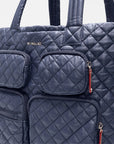 Large Metro Travel Tote Navy Tote & Satchel MZ Wallace