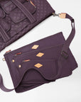 Large Metro Travel Tote Raisin Tote & Satchel MZ Wallace