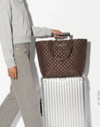 Large Metro Tote Deluxe Walnut Tote & Satchel MZ Wallace