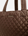 Large Metro Tote Deluxe Walnut Tote & Satchel MZ Wallace