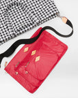 Large Metro Tote Deluxe Black/White Gingham Tote & Satchel MZ Wallace
