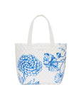 Medium Metro Tote Deluxe Porcelain Blue/Floral Tote & Satchel MZ Wallace