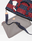 Medium Metro Tote Deluxe Rugby Stripe Tote & Satchel MZ Wallace