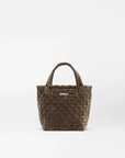 Medium Metro Tote Deluxe Pecan Brown Velvet Tote & Satchel MZ Wallace