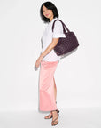 Medium Sutton Deluxe Raisin Tote & Satchel MZ Wallace