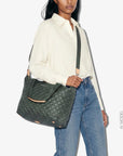 Medium Sutton Deluxe Juniper Tote & Satchel MZ Wallace