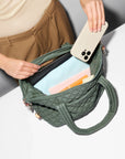 Medium Sutton Deluxe Juniper Tote & Satchel MZ Wallace