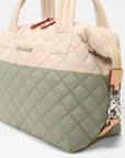 Small Sutton Deluxe Agave Green/Buff Tote & Satchel MZ Wallace