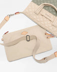 Small Sutton Deluxe Agave Green/Buff Tote & Satchel MZ Wallace