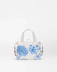 Small Sutton Deluxe Porcelain Blue/Floral Tote & Satchel MZ Wallace