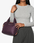 Small Sutton Deluxe Raisin Crossbody MZ Wallace