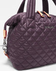 Small Sutton Deluxe Raisin Crossbody MZ Wallace